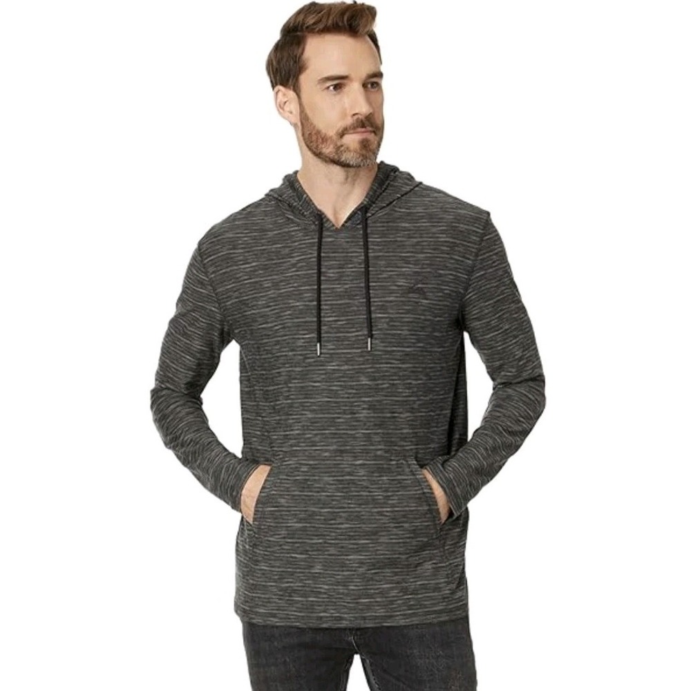 NEW QUIKSILVER Mens Hoodie Pullover Long Sleeve Kentin Gray Surf Beach Cali M